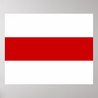 Weißrussland-Flagge (rot und weiß)