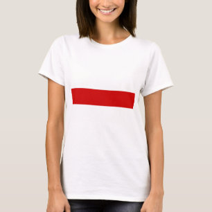 Weißrussland-Flagge (rot und weiß) T-Shirt