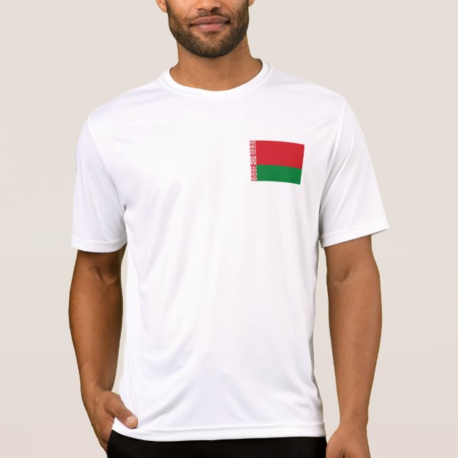 Weißrussland-Flagge T-Shirt (Vorderseite)