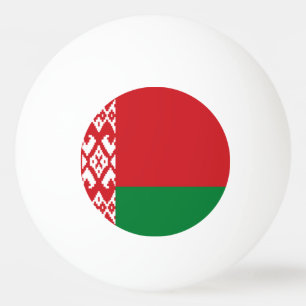 Weißrussland-Flagge Tischtennisball