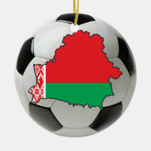 Weißrussland-Fußballfußballverzierung Keramik Ornament