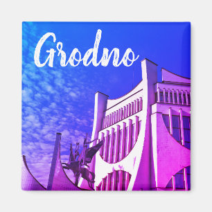 Weißrussland Grodno Architektur Landschaft Magnet