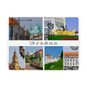 Weißrussland Grodno City Street Architektur Magnet