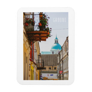 Weißrussland Grodno Stadtarchitektur Magnet
