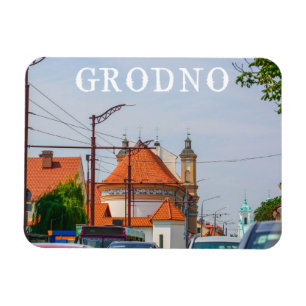 Weißrussland Grodno Stadtarchitektur Magnet