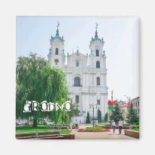 Weißrussland Grodno Stadtarchitektur Magnet