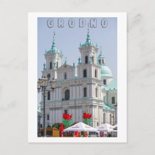Weißrussland Grodno Stadtarchitektur Postkarte