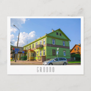 Weißrussland Grodno Stadtarchitektur Postkarte