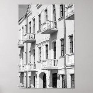 Weißrussland Grodno Stadtbild Stadtarchitektur Poster