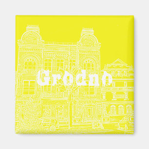 Weißrussland Grodno Stadtbild Stadtbild Architektu Magnet