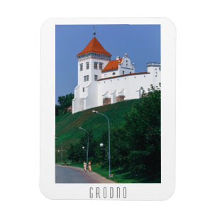 Weißrussland Grodno Städtische Architektur Burg Magnet