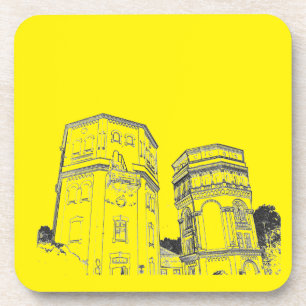 Weißrussland Grodno Wassertürme Getränkeuntersetzer