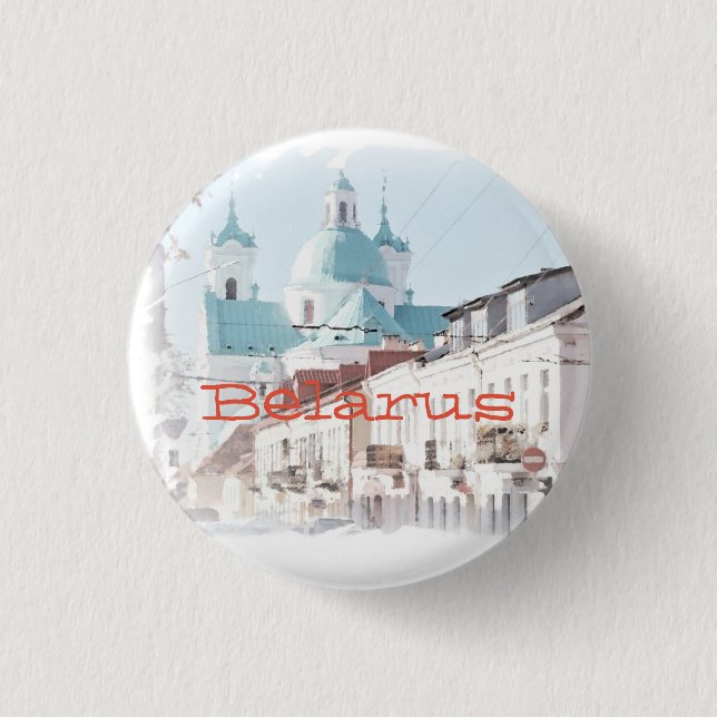 Weißrussland Hrodna Grodno Architecture Button But (Vorderseite)