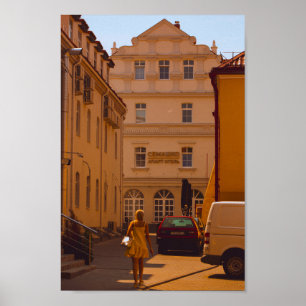 Weißrussland Hrodna Stadtbild Stadtarchitektur Poster