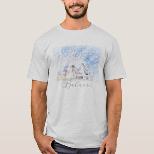 Weißrussland Kosava Schloss Architektur T-Shirt Ob