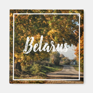 Weißrussland Ländliche Landschaft Magnet