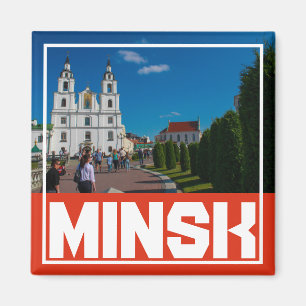 Weißrussland Minsk М и нк Stadtbild Magnet