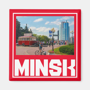 Weißrussland Minsk М и нк Stadtbild Magnet