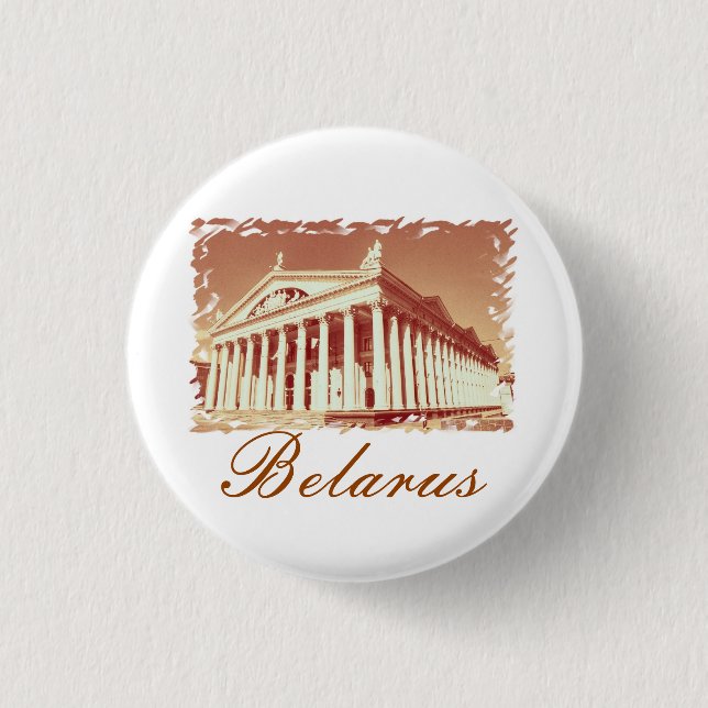 Weißrussland Minsk Architecture Button Button (Vorderseite)