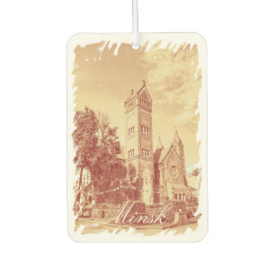 Weißrussland Minsk Architektur Auto Air Freshener Autolufterfrischer