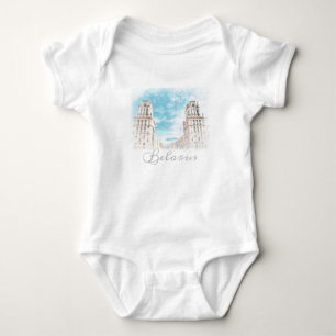 Weißrussland Minsk Architektur Baby-Body Baby Strampler