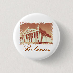 Weißrussland Minsk Architektur Knopf Anstecker Button