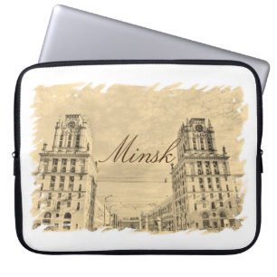 Weißrussland Minsk Architektur Laptop Hülle Cover