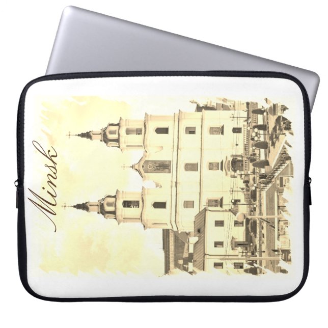 Weißrussland Minsk Architektur Laptop Sleeve Abdec (Vorderseite)