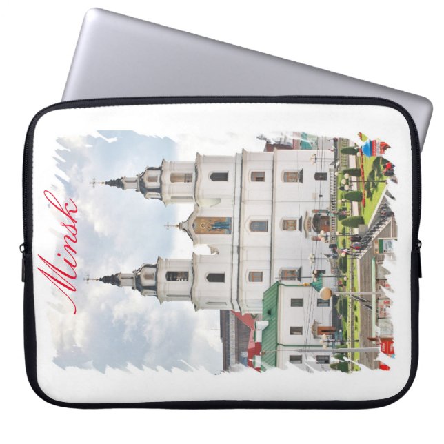 Weißrussland Minsk Architektur Laptop Sleeve Abdec (Vorderseite)