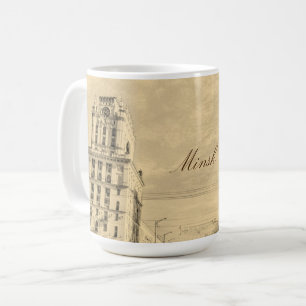 Weißrussland Minsk Architektur Malerei Tasse