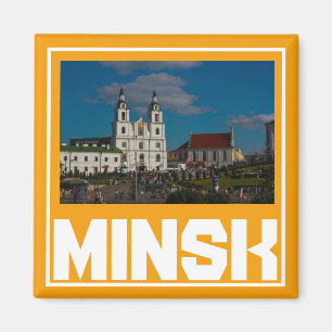 Weißrussland Minsk Architektur Stadtlandschaft Mag Magnet
