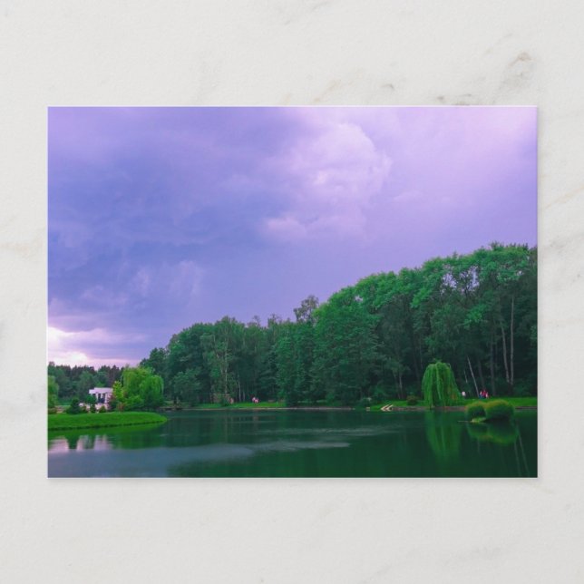 Weißrussland Minsk Botanischer Garten Park Stadtsc Postkarte (Vorderseite)