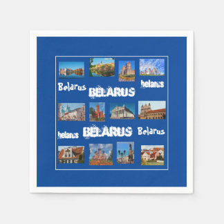 Weißrussland Minsk Grodno Brest Mir Papier-Taschen Serviette