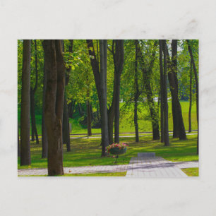 Weißrussland Minsk Park Leben Stadtbild Natur Postkarte