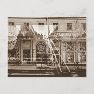 Weißrussland Minsk Stadtarchitektur Collage Postkarte