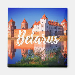 Weißrussland Mir Burg Architektur Naturmagnet Magnet