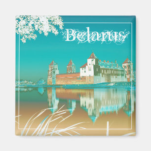Weißrussland Mir Burg Architektur Naturmagnet Magnet