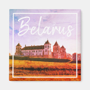 Weißrussland Mir Burg Architektur Naturmagnet Magnet