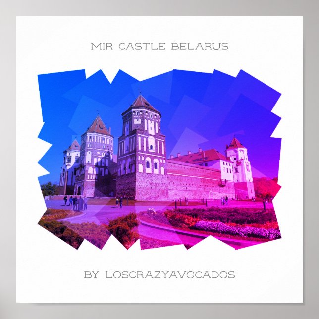 Weißrussland Mir Castle Architecture Nature Poster (Vorne)