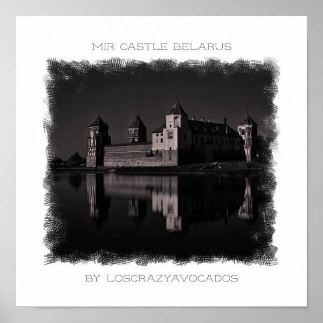 Weißrussland Mir Castle Architecture Nature Poster (Vorne)