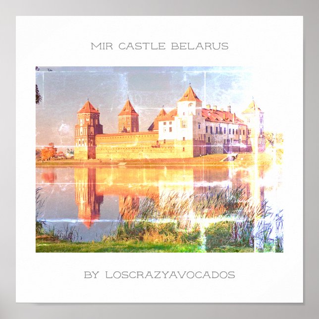 Weißrussland Mir Castle Architecture Nature Poster (Vorne)