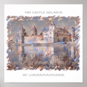Weißrussland Mir Castle Architecture Nature Poster