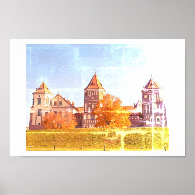 Weißrussland Mir Castle Architecture Nature Poster (Vorne)