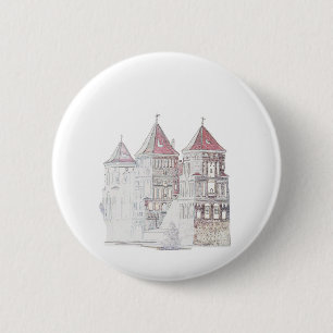 Weißrussland Mir Schloss Architektur Button