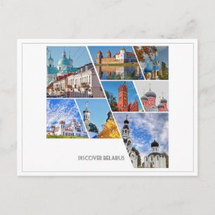 Weißrussland Mir Schloss Architektur Collage Postk Postkarte
