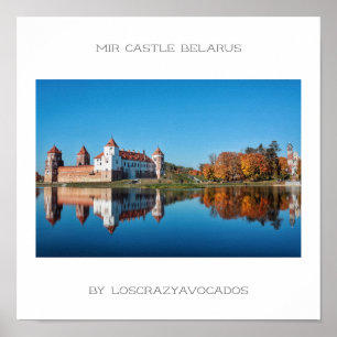 Weißrussland Mir Schloss Architektur Natur Poster