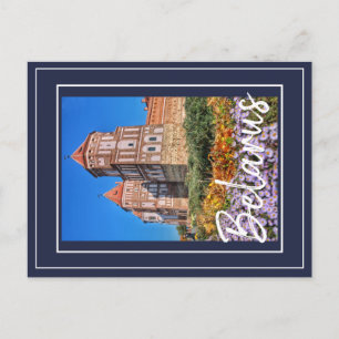 Weißrussland Mir Schloss Architektur Natur Postkar Feiertagspostkarte