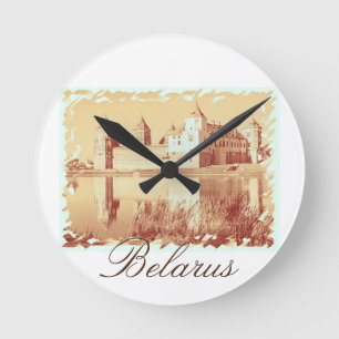 Weißrussland Mir Schloss Architektur Wanduhr