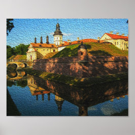 Weißrussland Nesvizh Palace Architecture Nature Po Poster