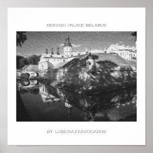 Weißrussland Nesvizh Palace Architecture Nature Po Poster